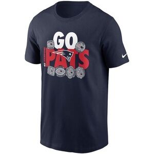 New England Patriots Nike Hometown Collection 6x T-Shirt - Navy XL